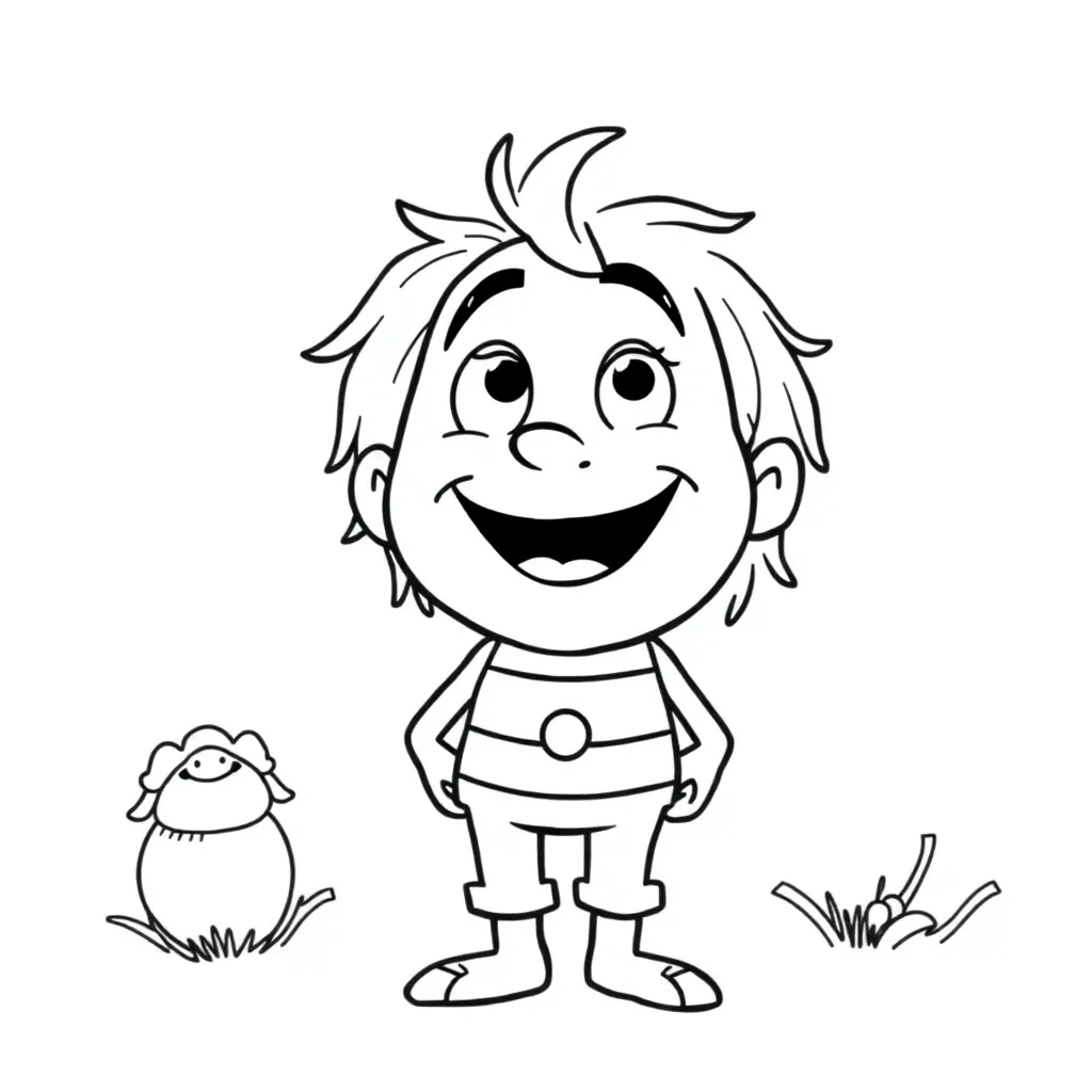 Pixar coloring page