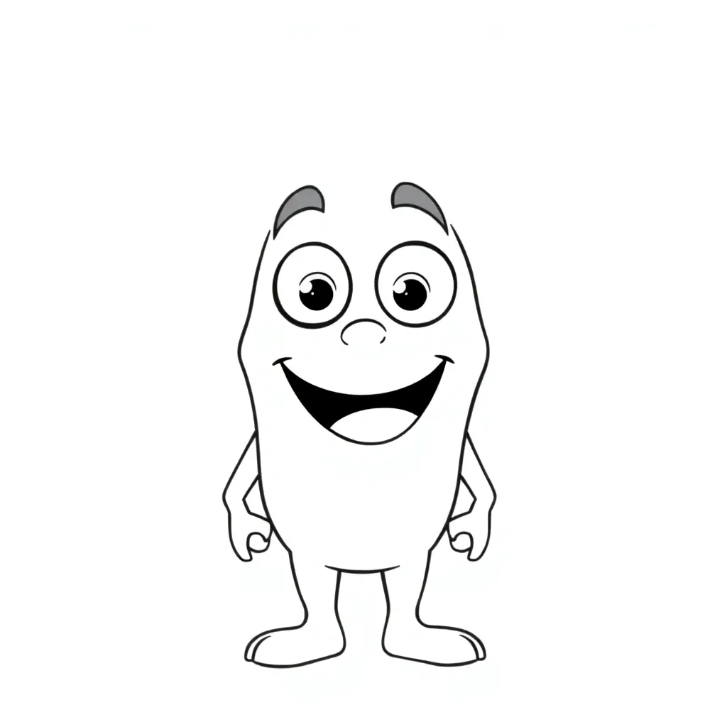 Pixar coloring page