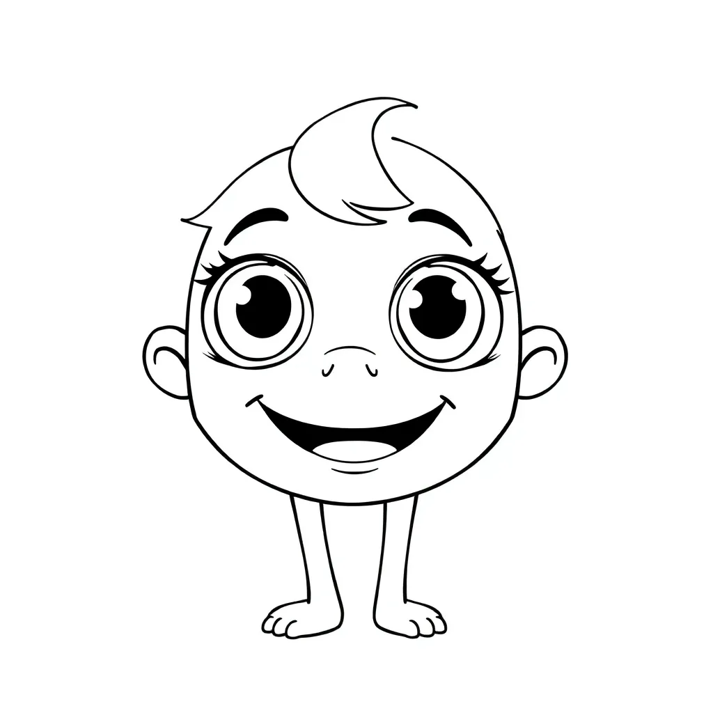 Pixar coloring page