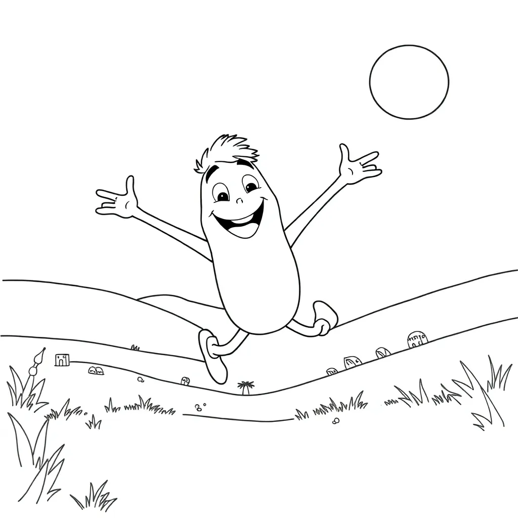 Pixar coloring page