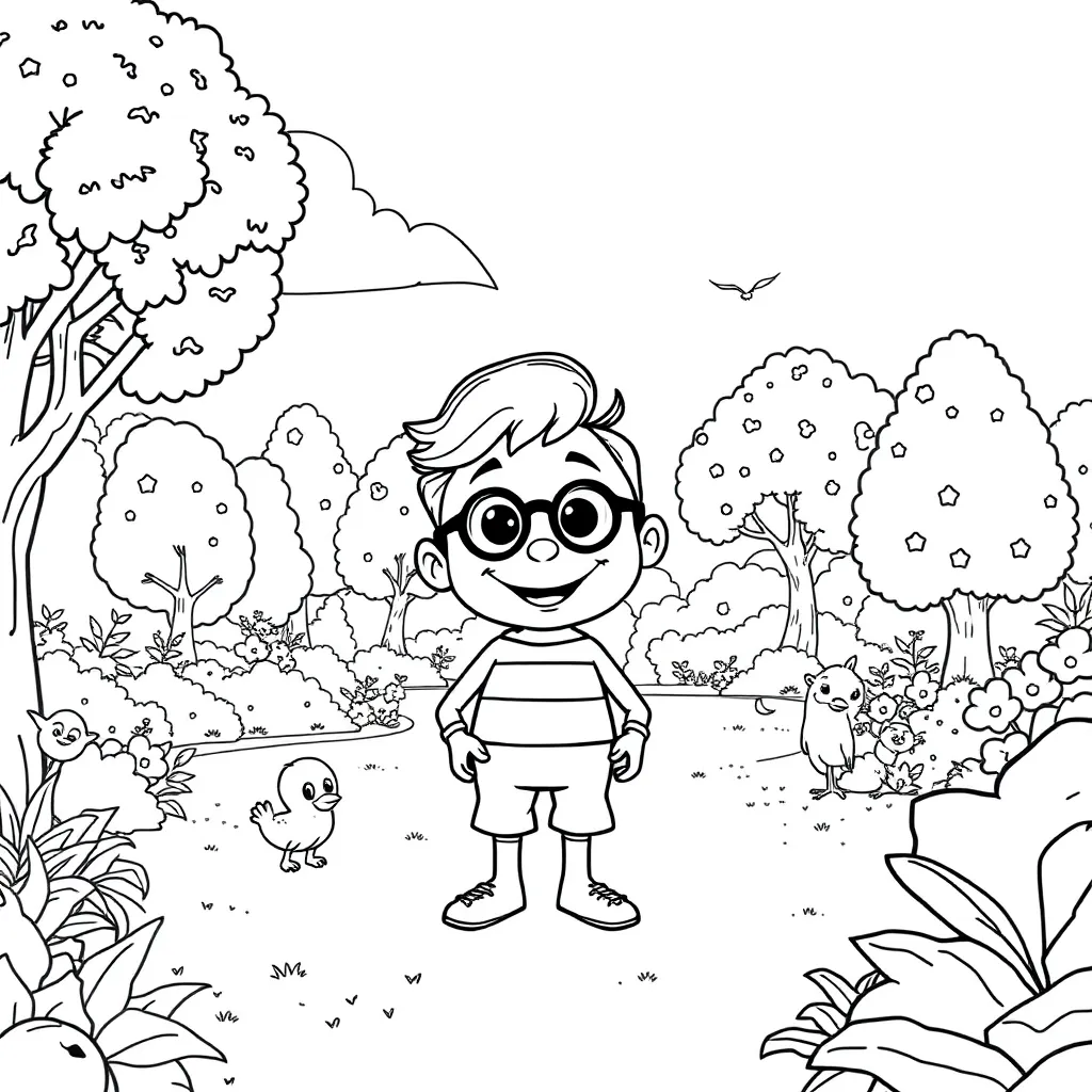 Pixar coloring page