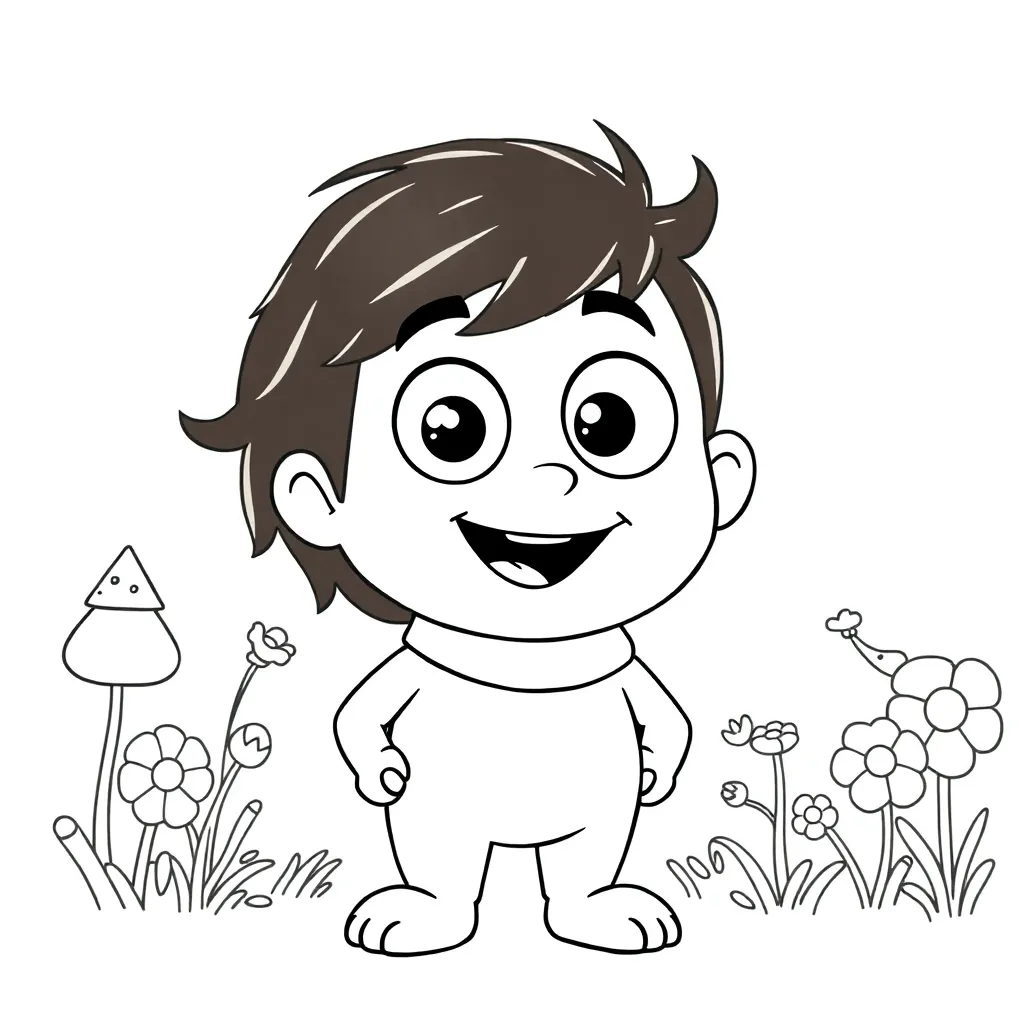 Pixar coloring page