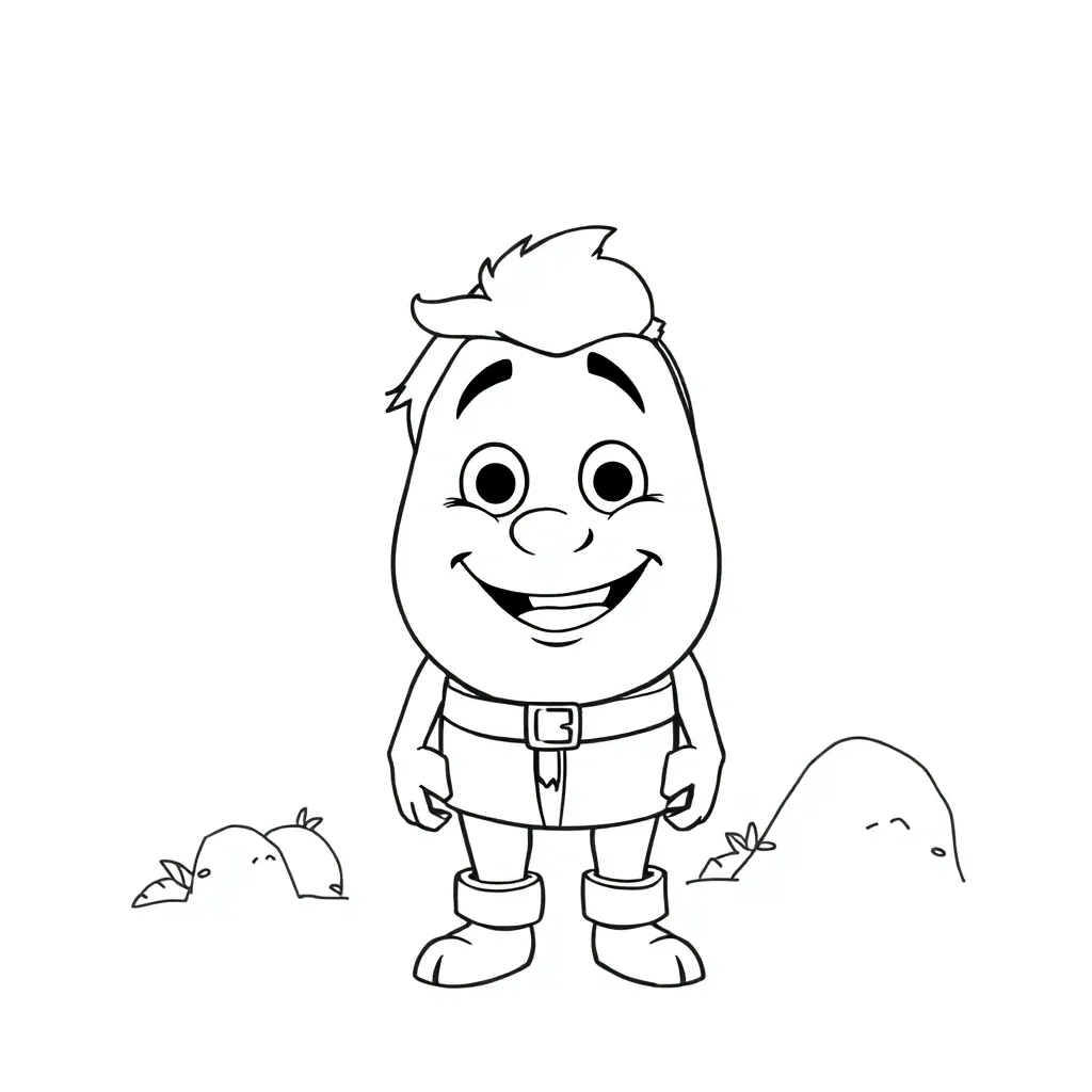 Pixar coloring page