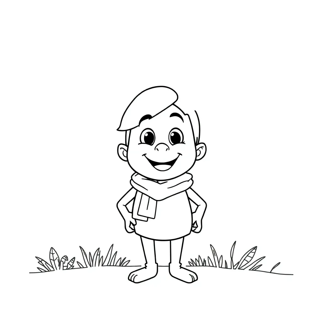 Pixar coloring page