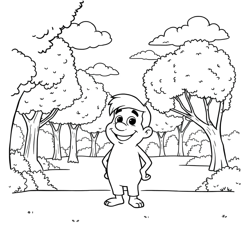 Pixar coloring page