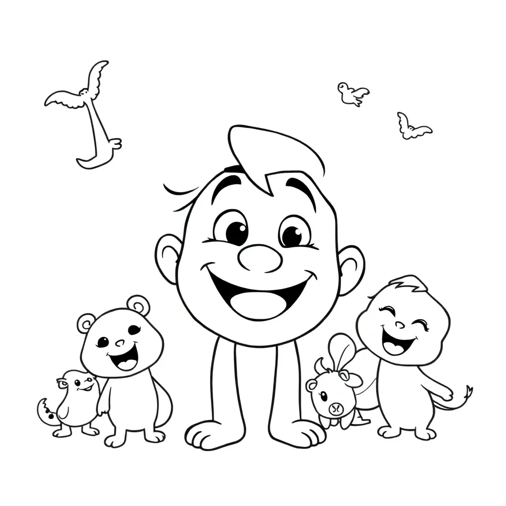 Pixar coloring page