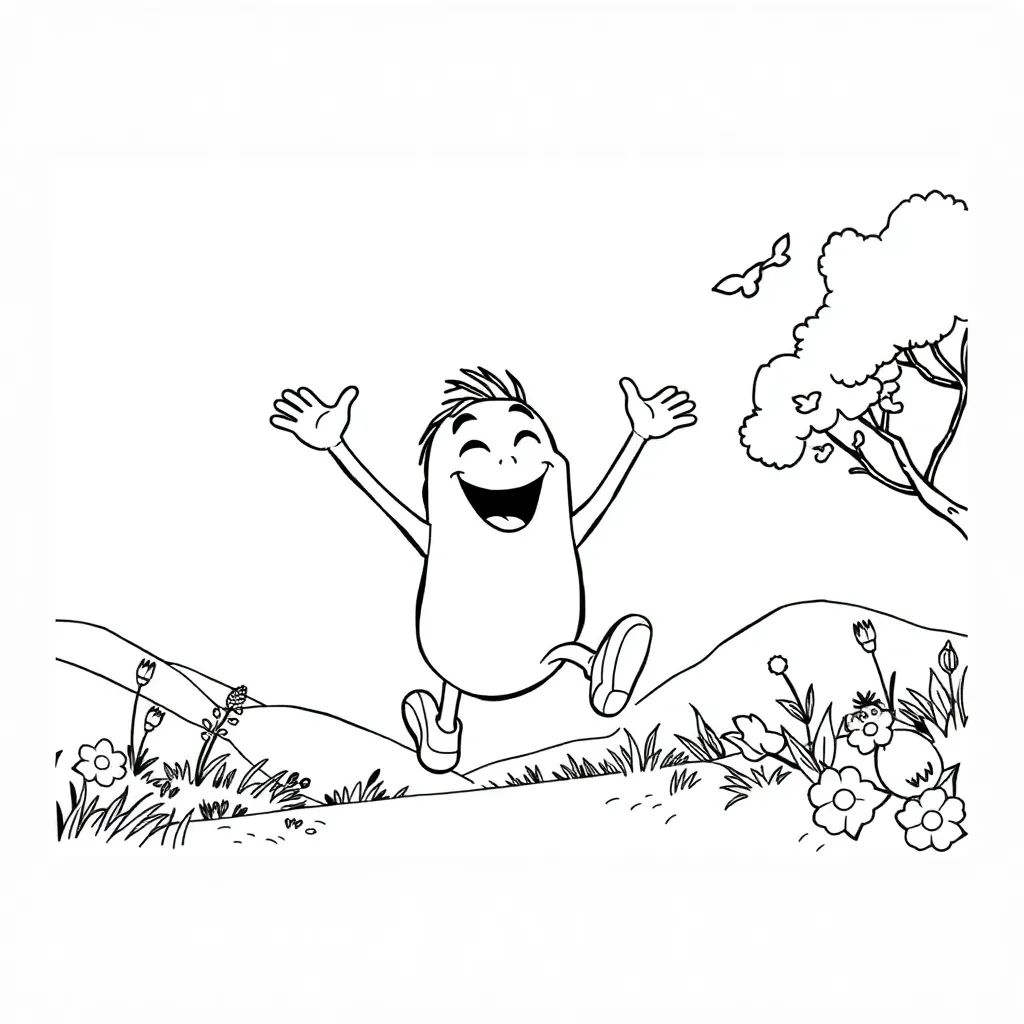 Pixar coloring page