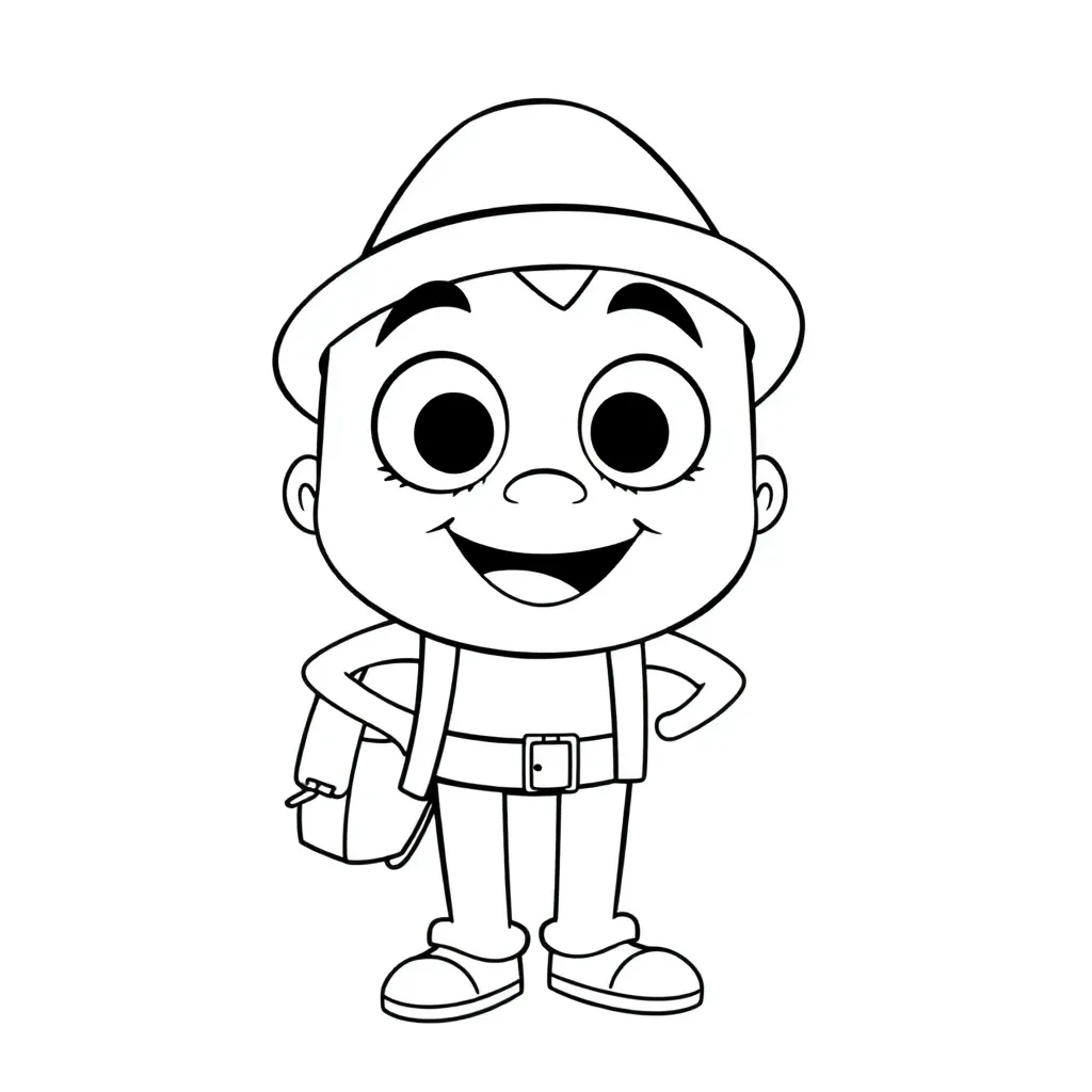 Pixar coloring page
