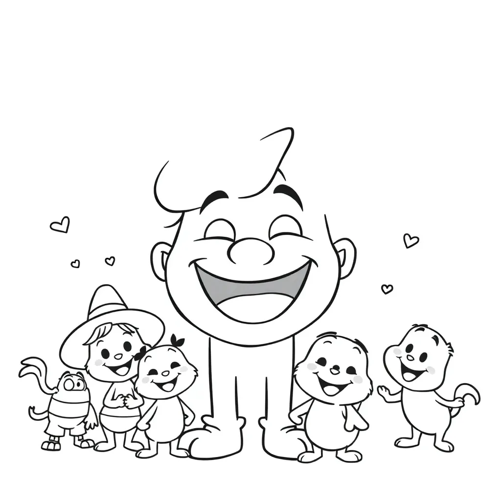 Pixar coloring page