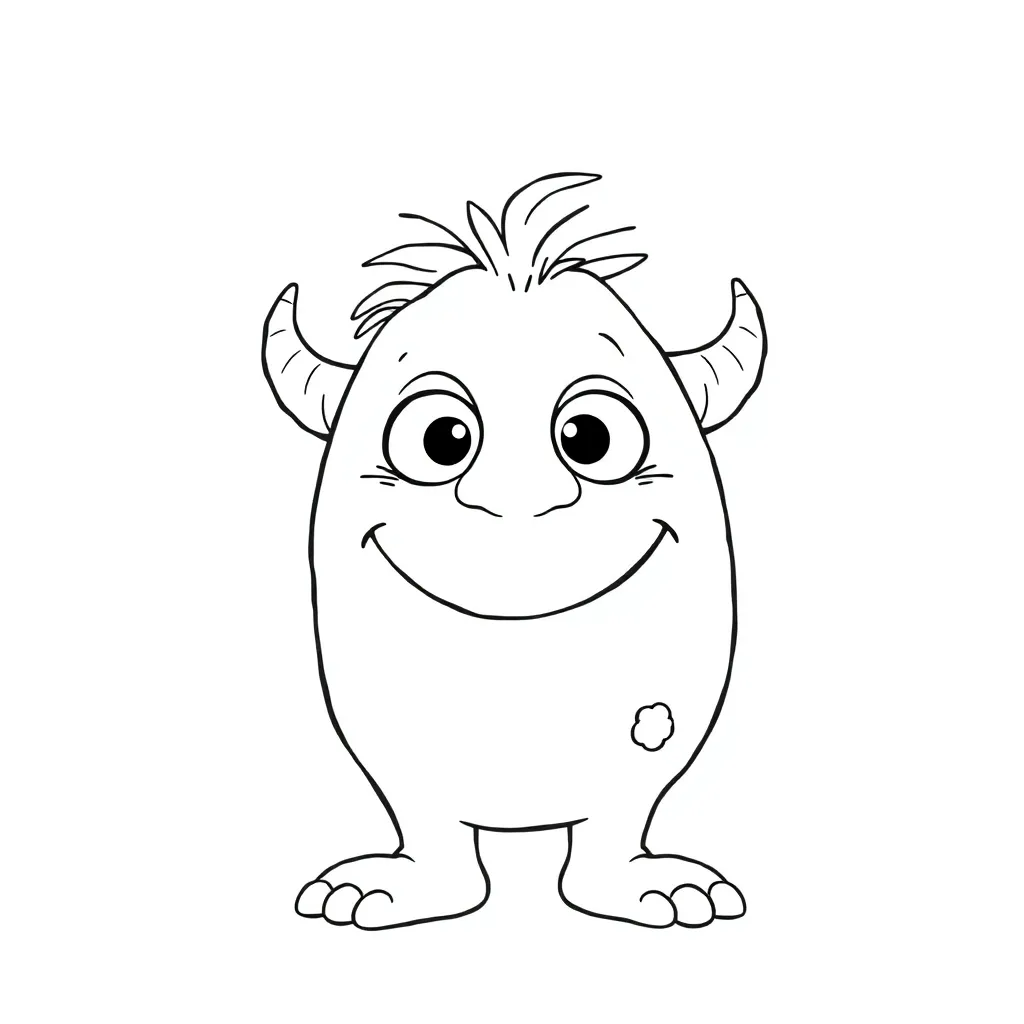 Pixar coloring page