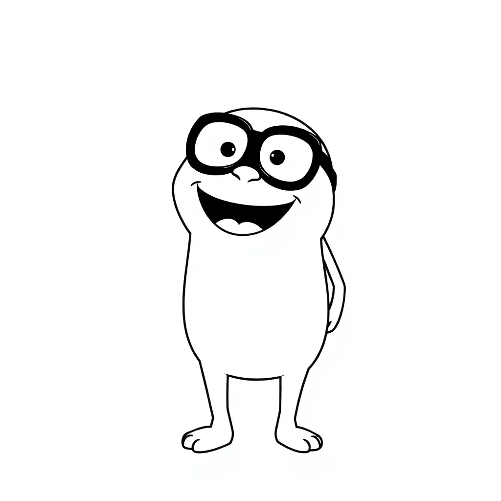 Pixar coloring page