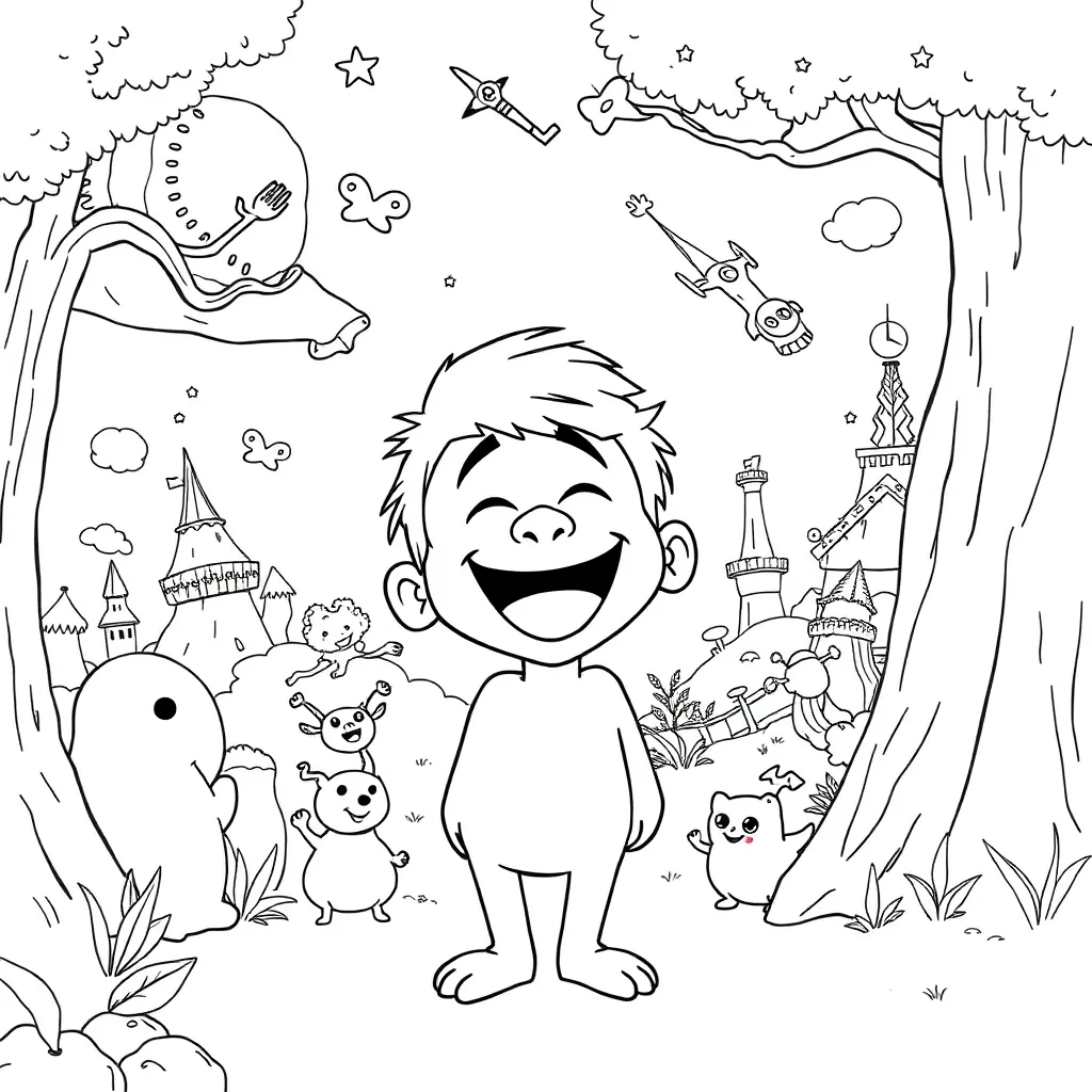 Pixar coloring page