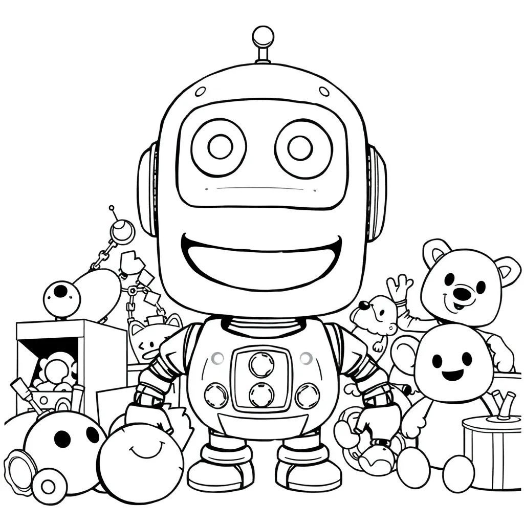 Pixar coloring page
