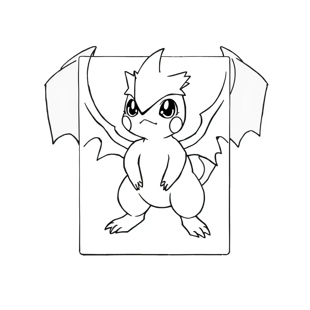 Pokemon Card coloring page