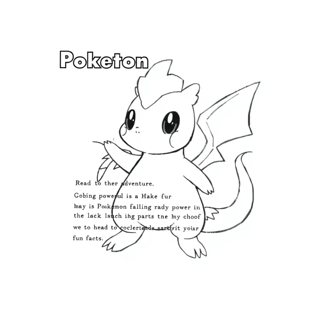 Pokemon Card coloring page