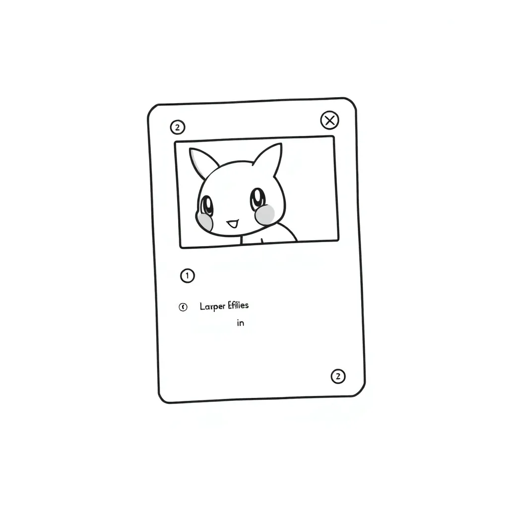 Pokemon Card coloring page