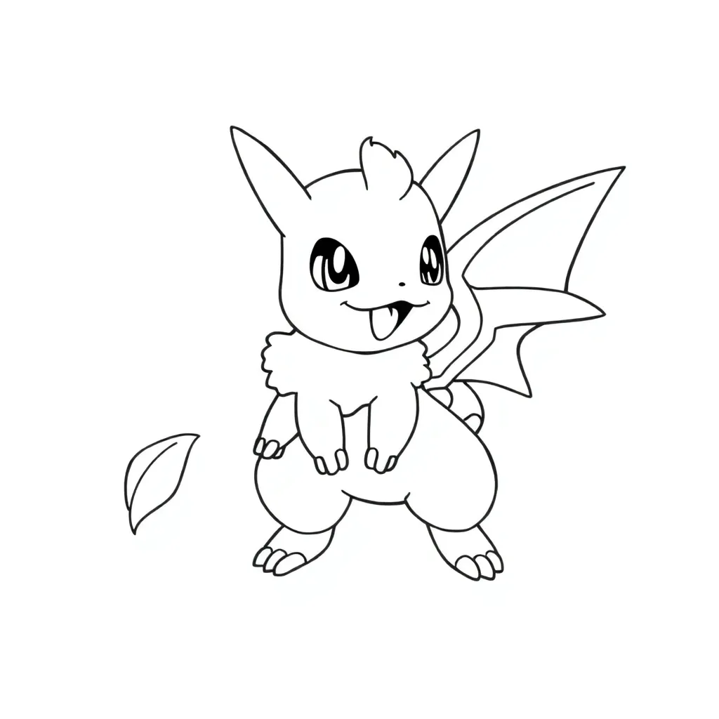 Pokemon Card coloring page