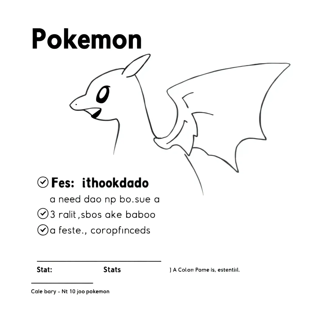 Pokemon Card coloring page
