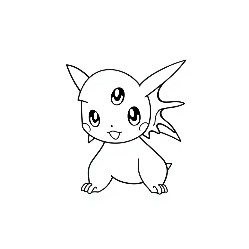 Pokemon Card coloring page