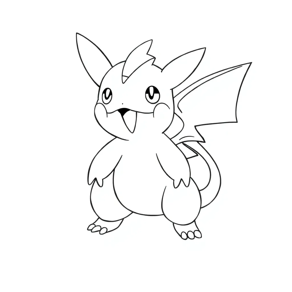 Pokemon Card coloring page