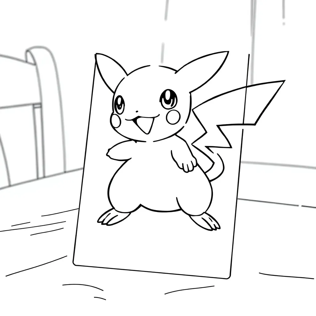 Pokemon Card coloring page