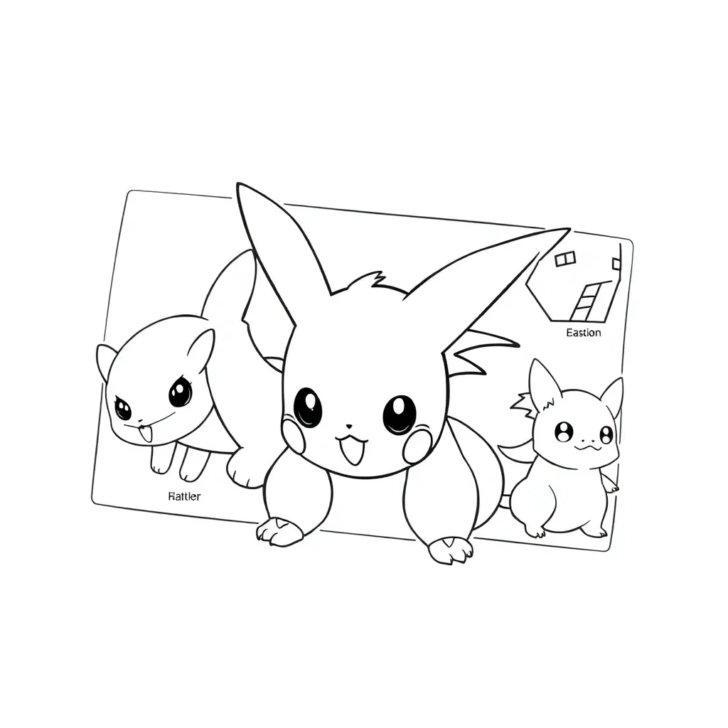 Pokemon Card coloring page