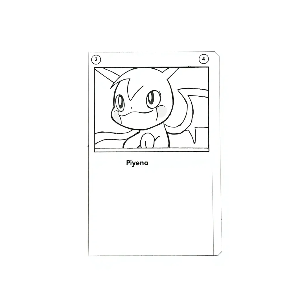 Pokemon Card coloring page