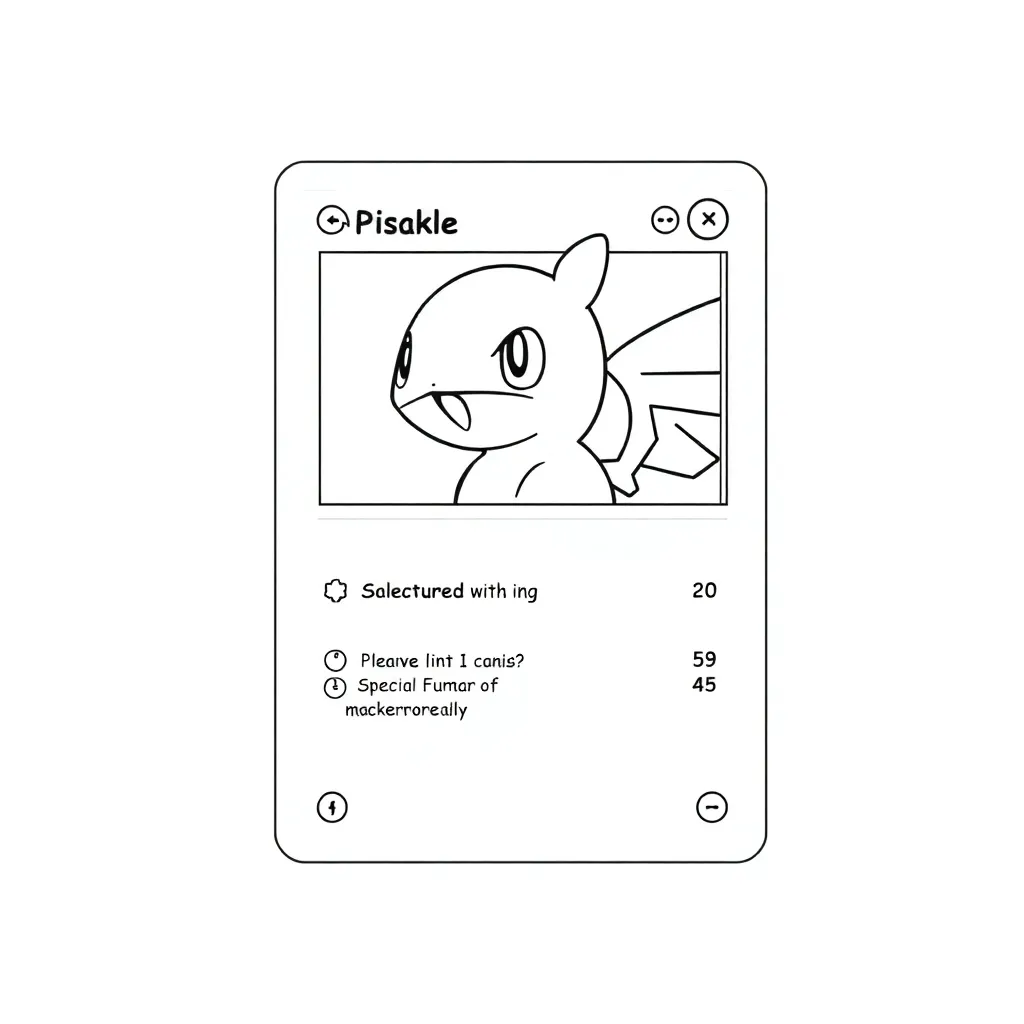 Pokemon Card coloring page