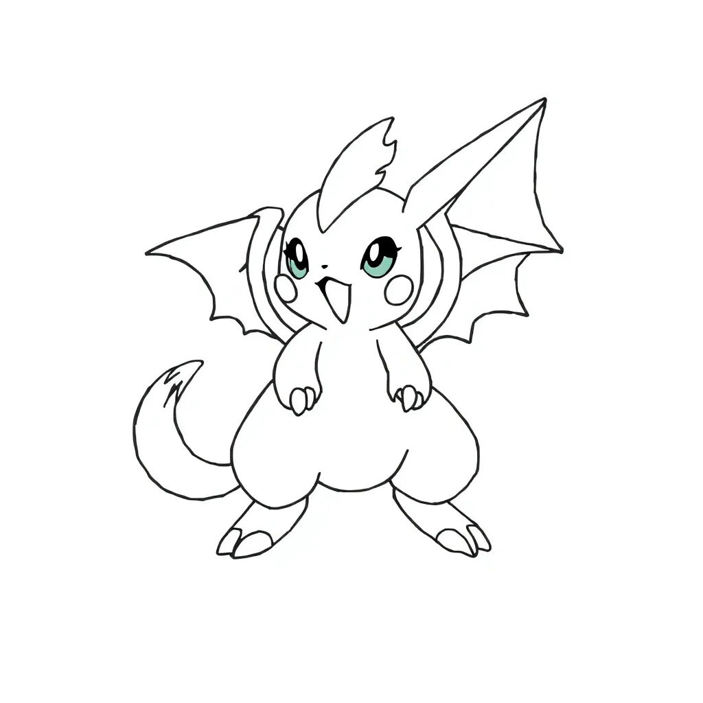 Pokemon Card coloring page