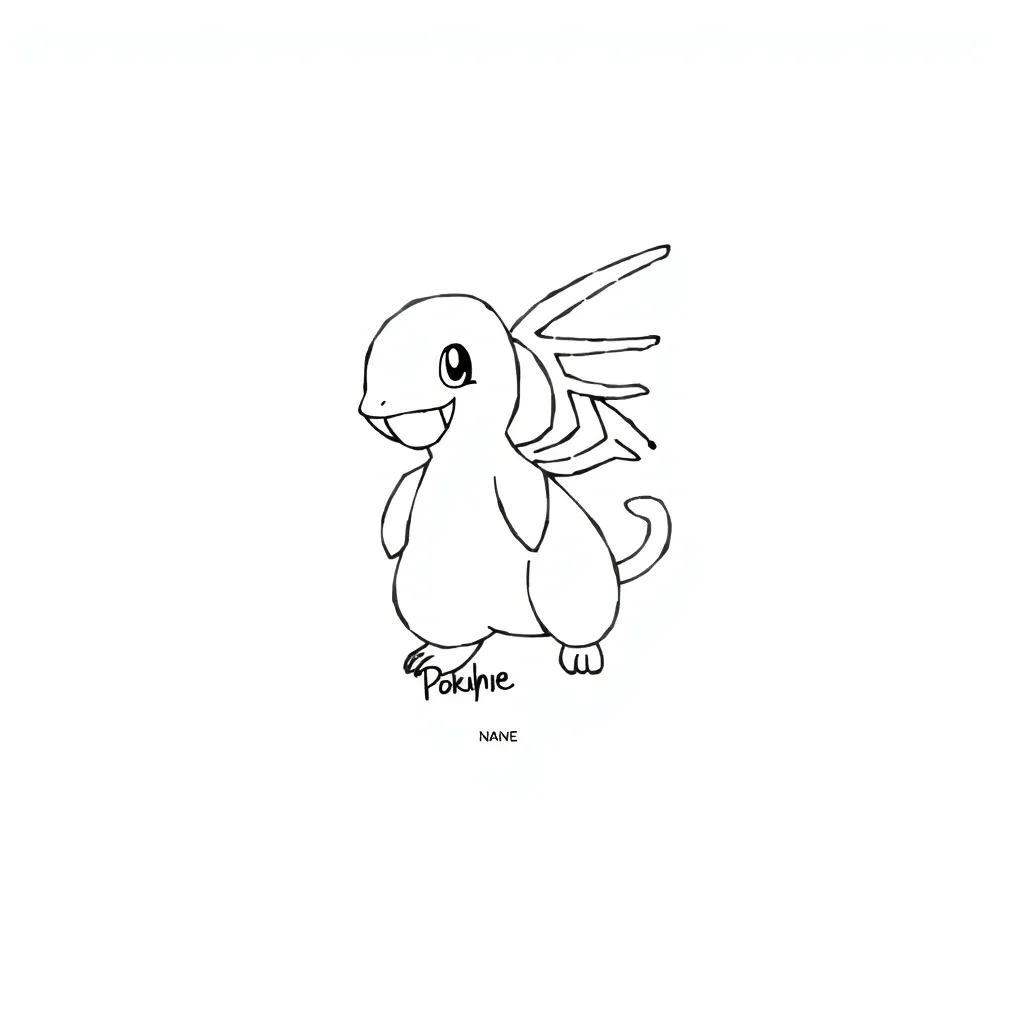 Pokemon Card coloring page