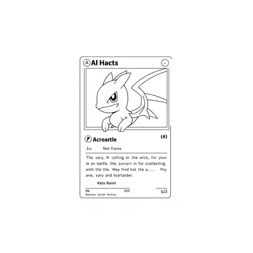 Pokemon Card coloring page