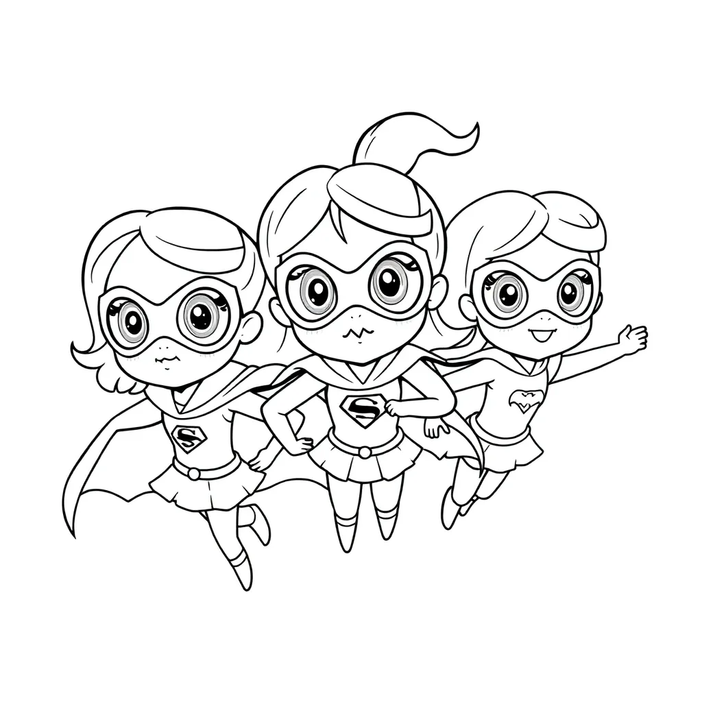 Powerpuff Girls coloring page