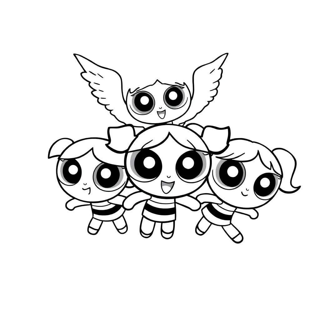 Powerpuff Girls coloring page