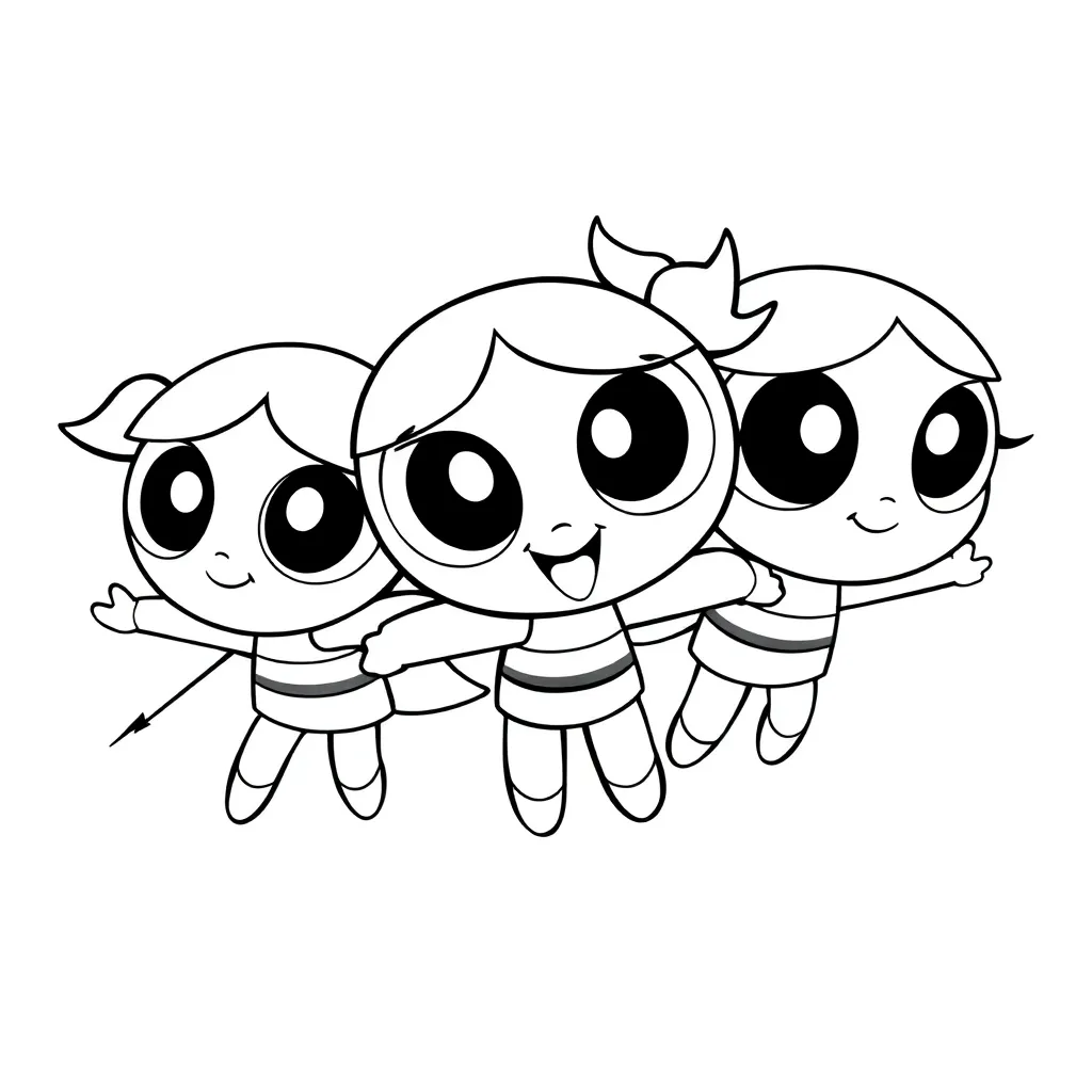 Powerpuff Girls coloring page