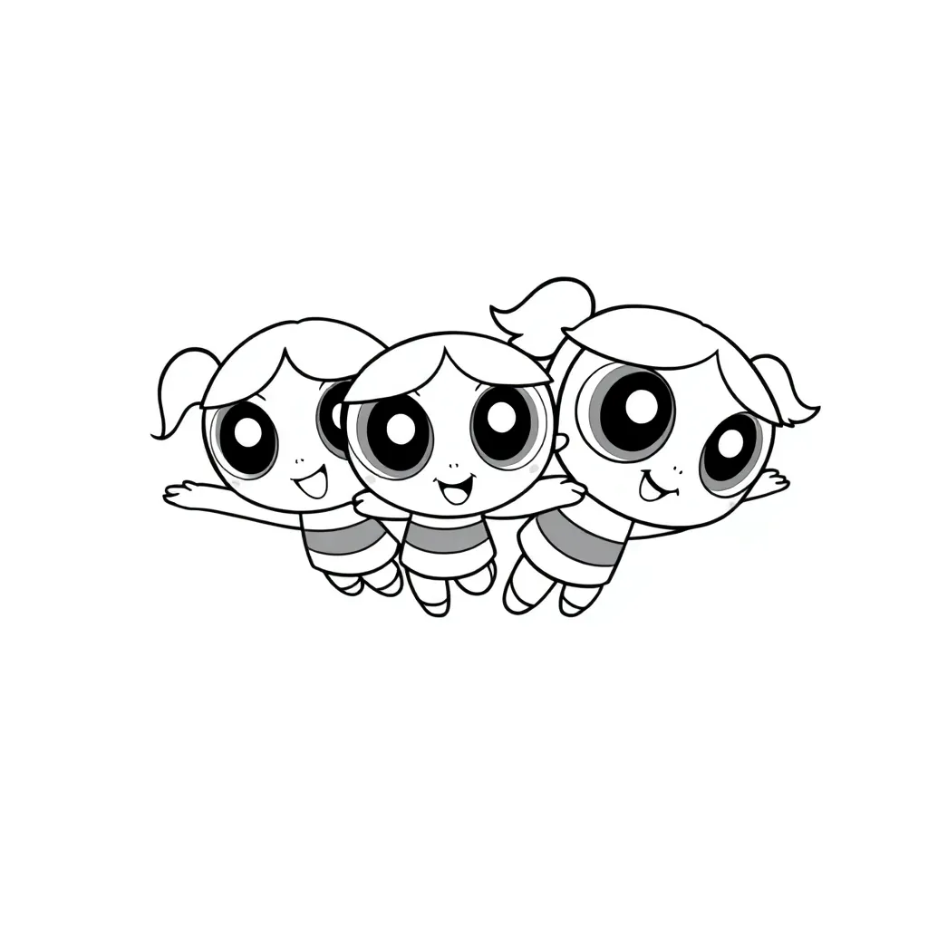 Powerpuff Girls coloring page