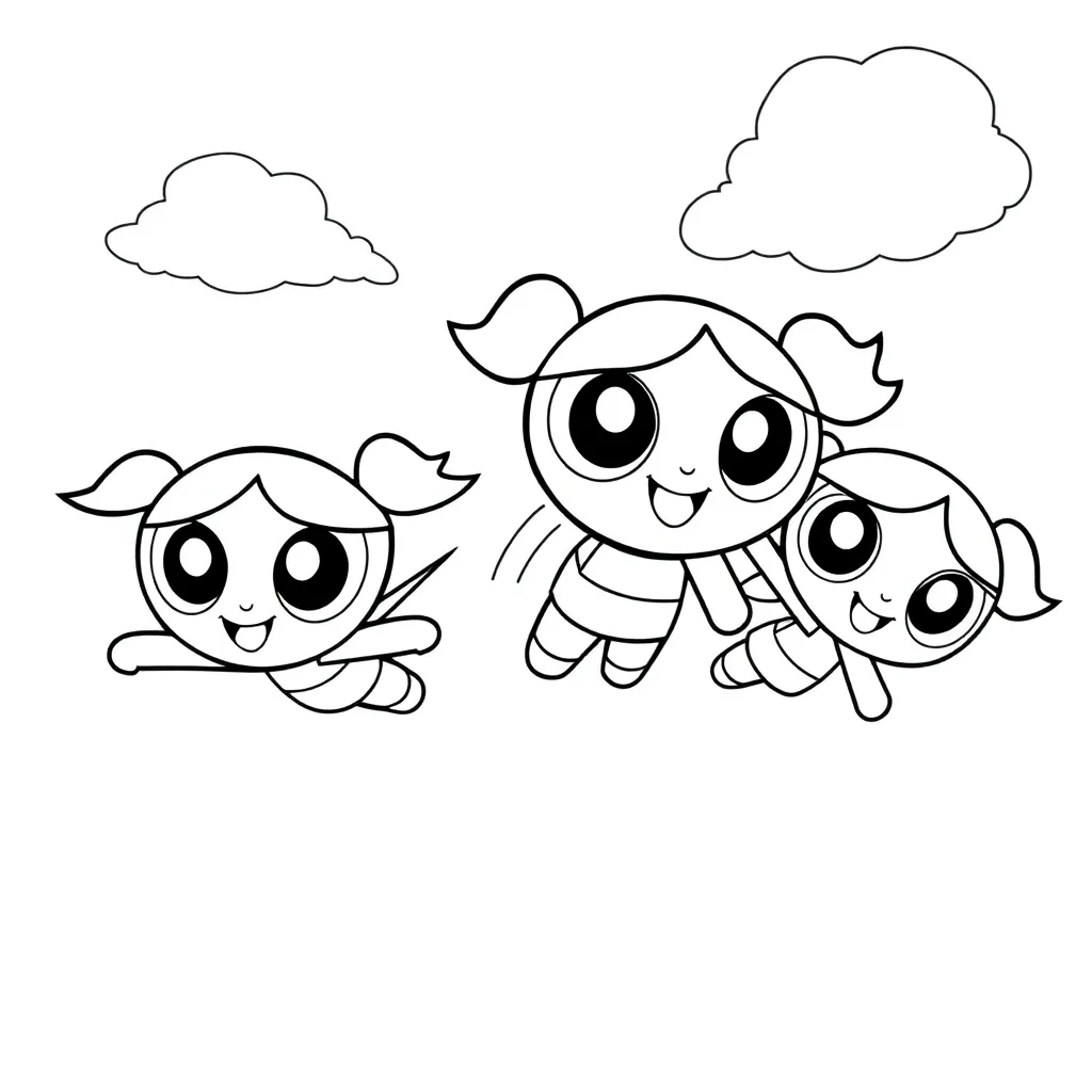 Powerpuff Girls coloring page