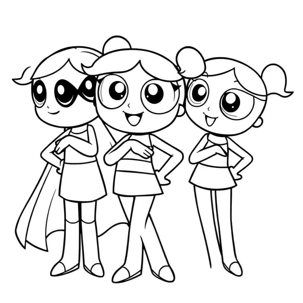 Powerpuff Girls coloring page