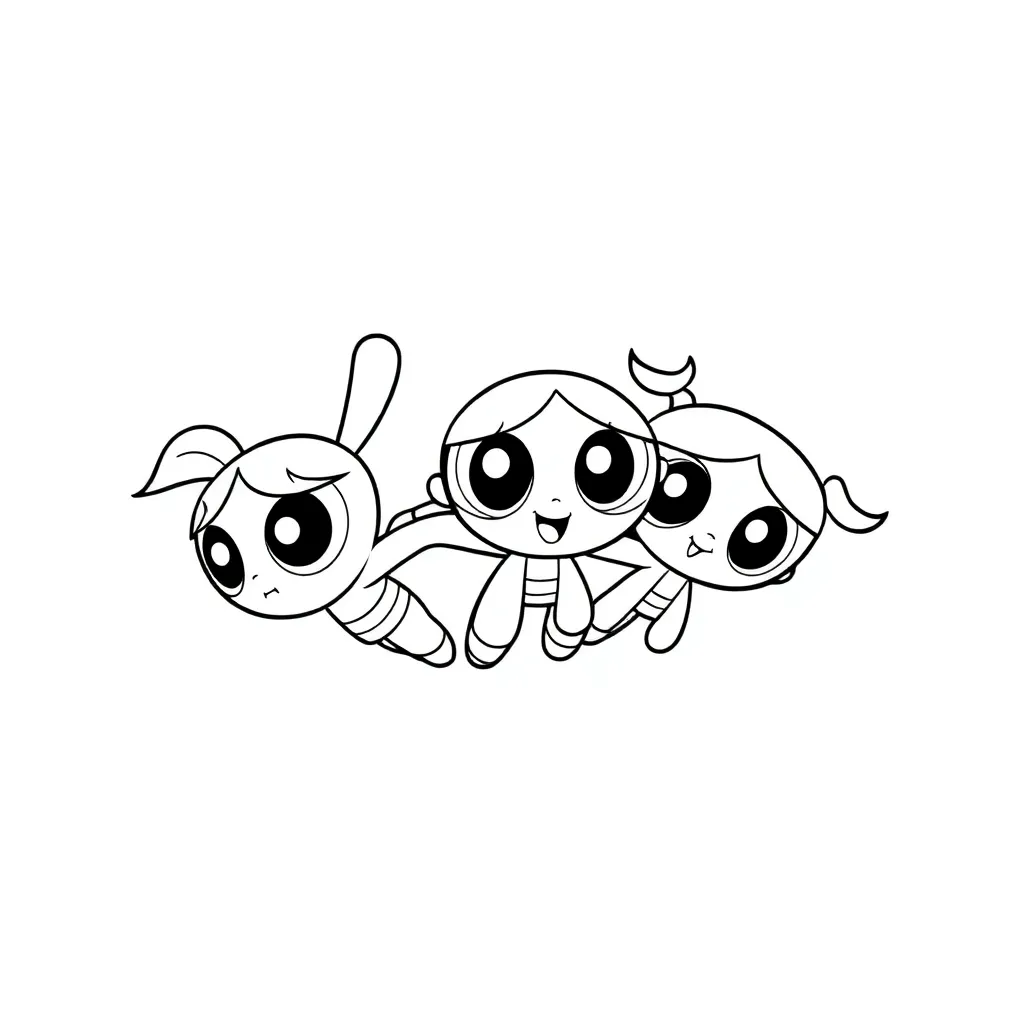 Powerpuff Girls coloring page