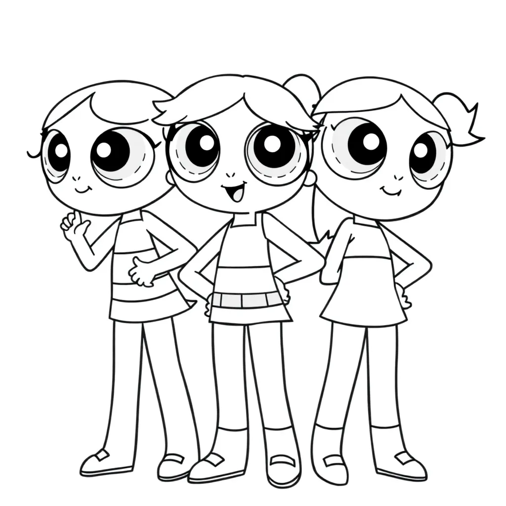 Powerpuff Girls coloring page