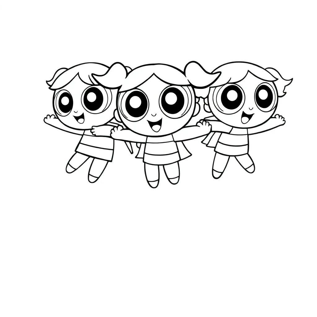 Powerpuff Girls coloring page