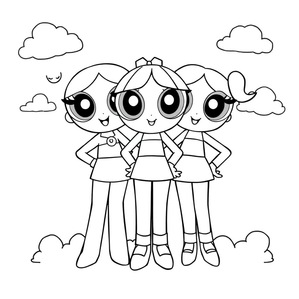 Powerpuff Girls coloring page