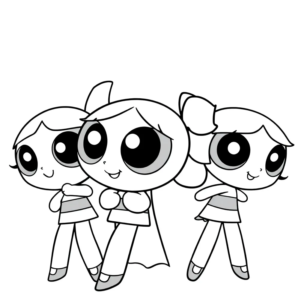 Powerpuff Girls coloring page