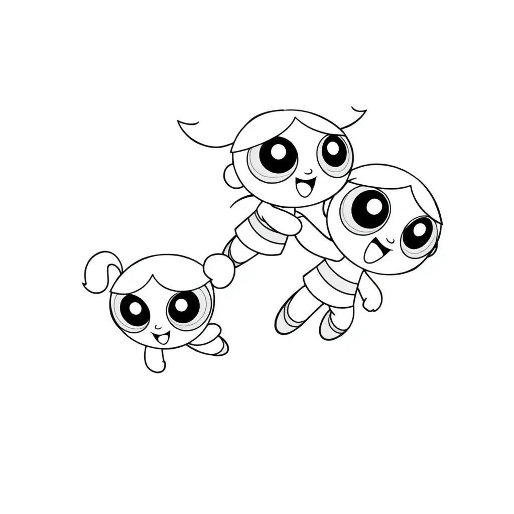 Powerpuff Girls coloring page