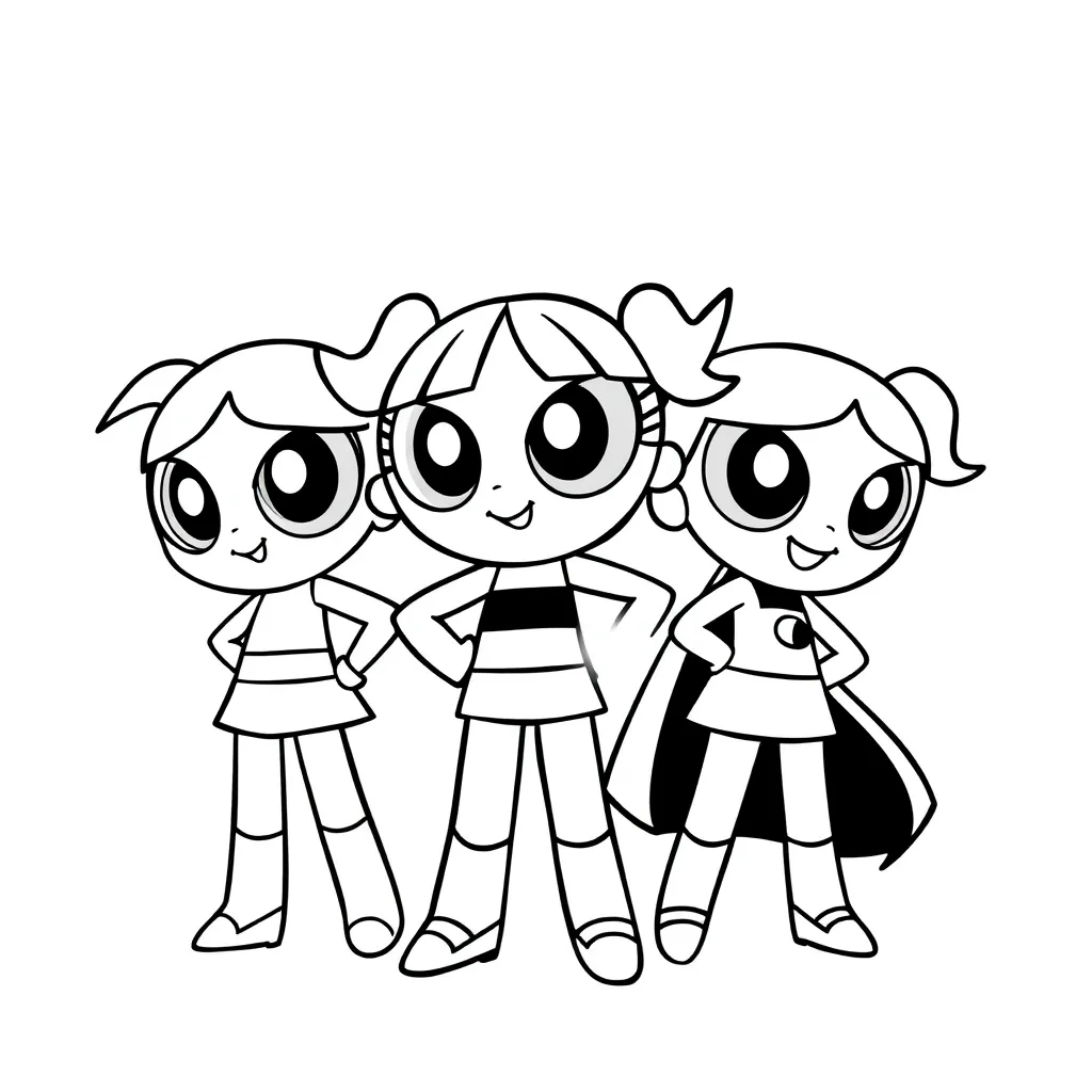 Powerpuff Girls coloring page