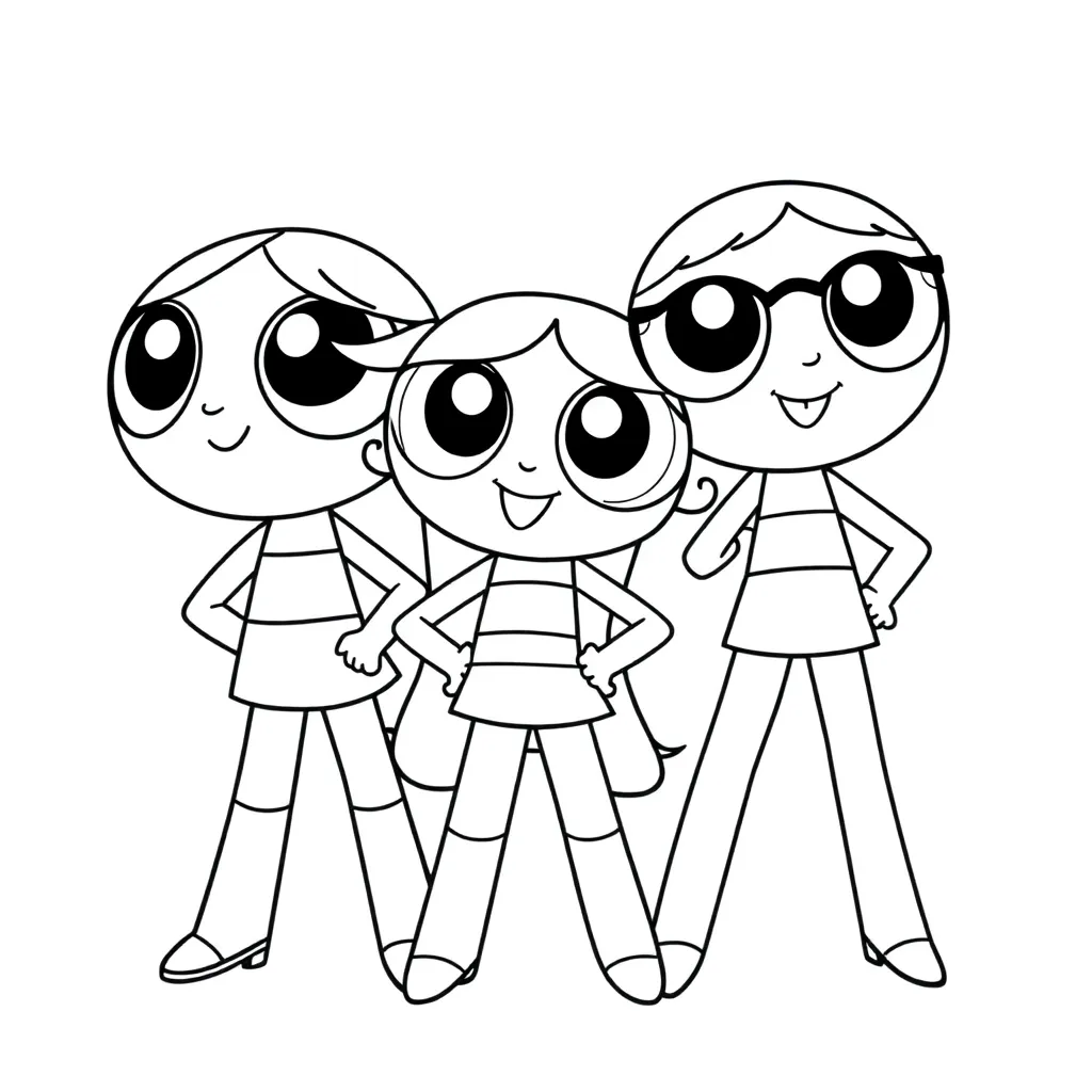 Powerpuff Girls coloring page