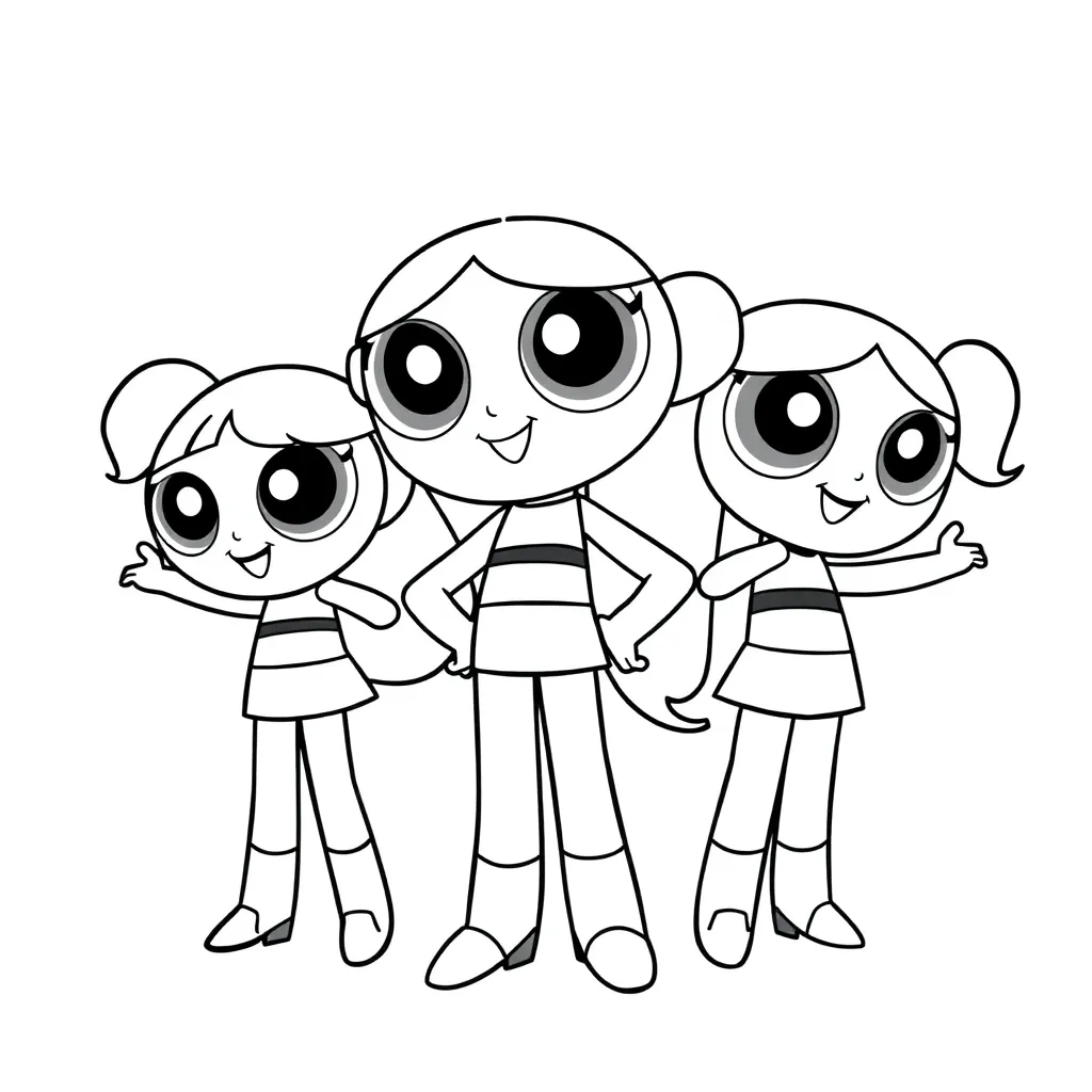 Powerpuff Girls coloring page