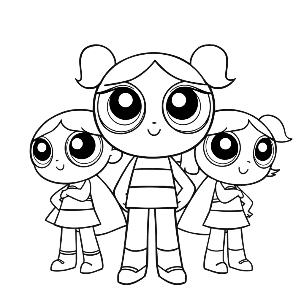 Powerpuff Girls coloring page