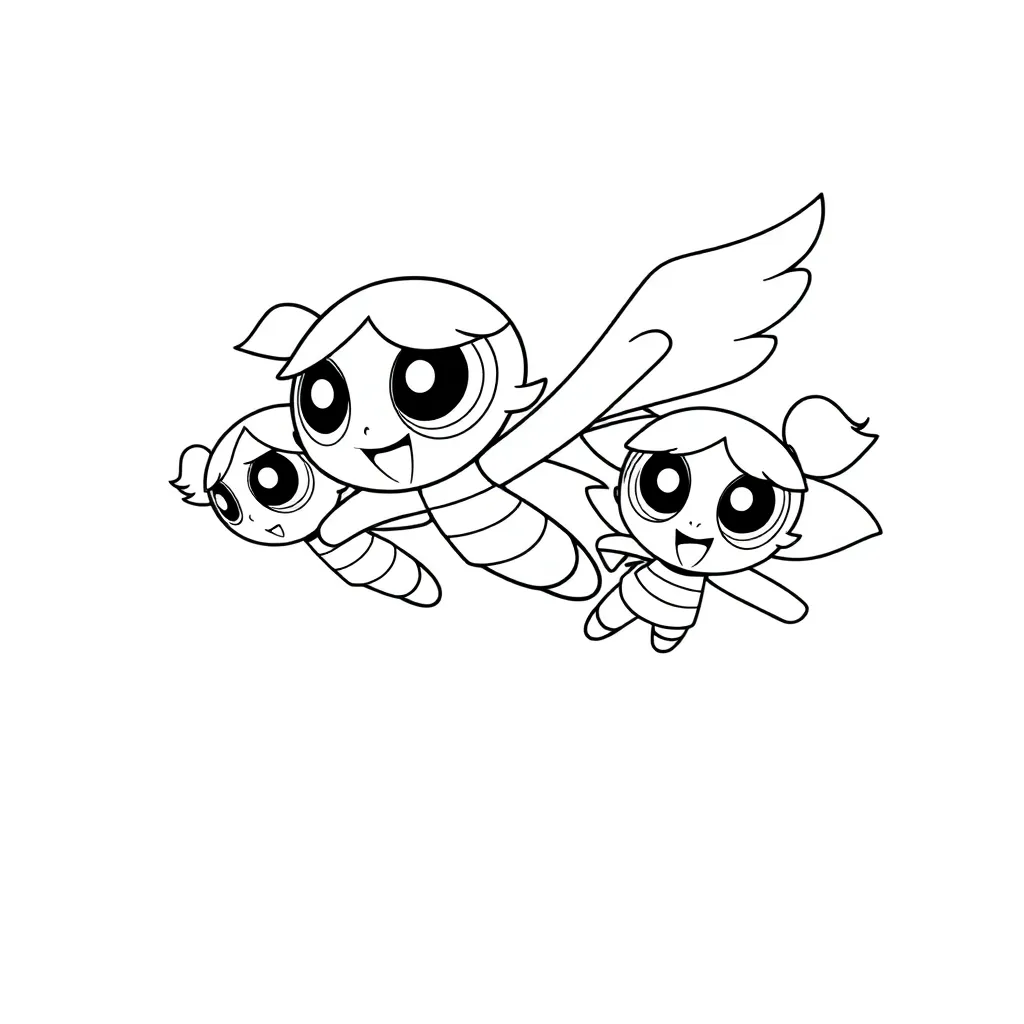 Powerpuff Girls coloring page
