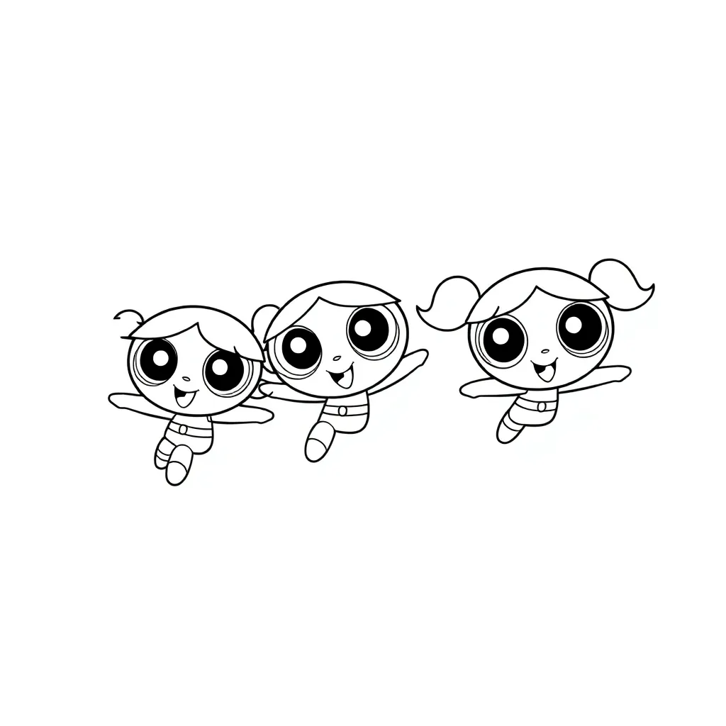 Powerpuff Girls coloring page