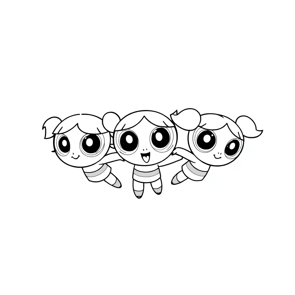 Powerpuff Girls coloring page